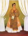 Autorretrato Dedicado a León Trotsky Entre las cortinas feminismo Frida Kahlo